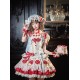 Hinana Queena Strawberry Party Blouse JSK and OPs(Reservation/4 Colours/Full Payment Without Shipping)